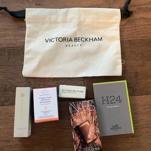 6 new beauty items - Victoria Beckham beauty, drunk elephant, tatcha nars, Herme